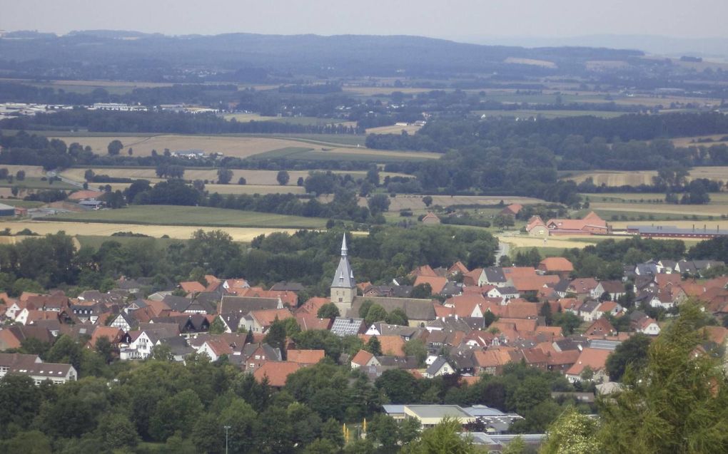 Nieheim, waar een Nederlandse openluchtdienst wordt gehouden. beeld RD
