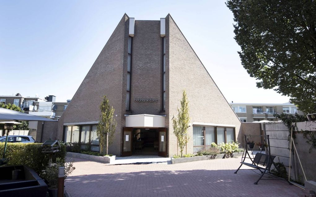 De Bethaniëkerk van de gereformeerde gemeente Den Haag-Scheveningen is een modern kerkgebouw vlak bij het centrum van Den Haag. beeld RD, Anton Dommerholt