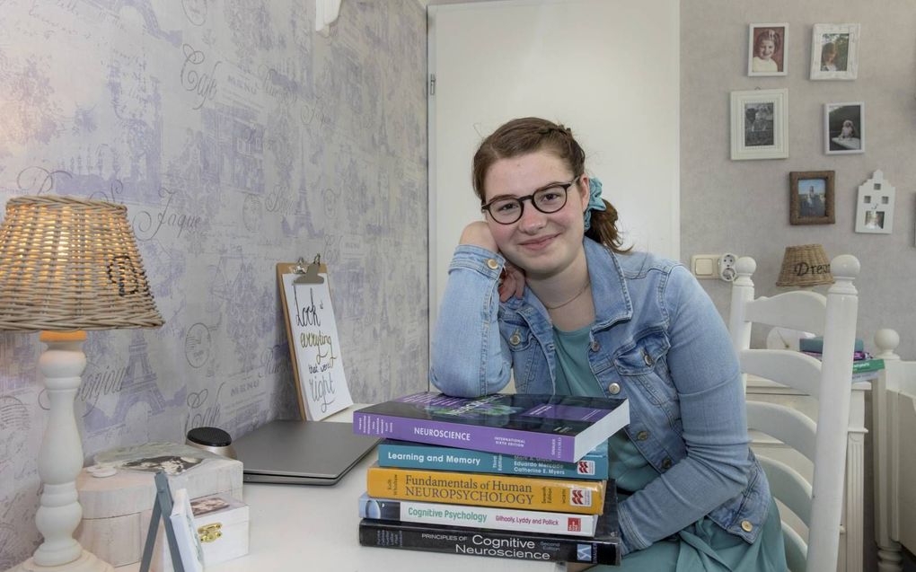 Josianne studeert psychobiologie: een combinatie van biologie en psychologie. beeld RD, Henk Visscher