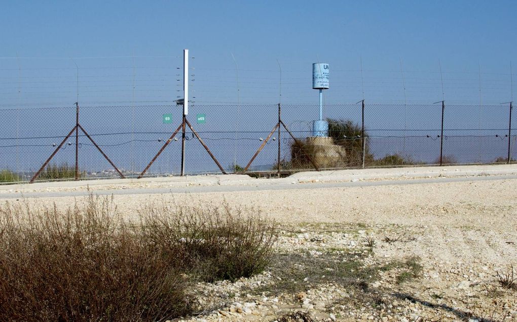 De grens tussen Israël en Libanon. beeld Alfred Muller