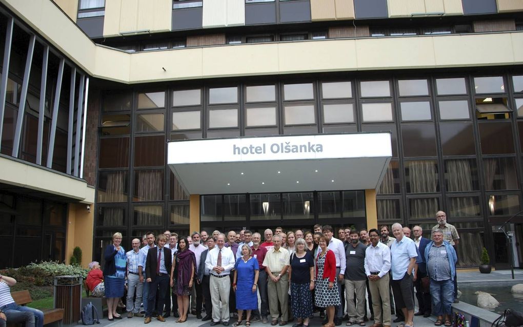 Deelnemers aan de conferentie van de FEET in 2018 in Praag.  beeld FEET