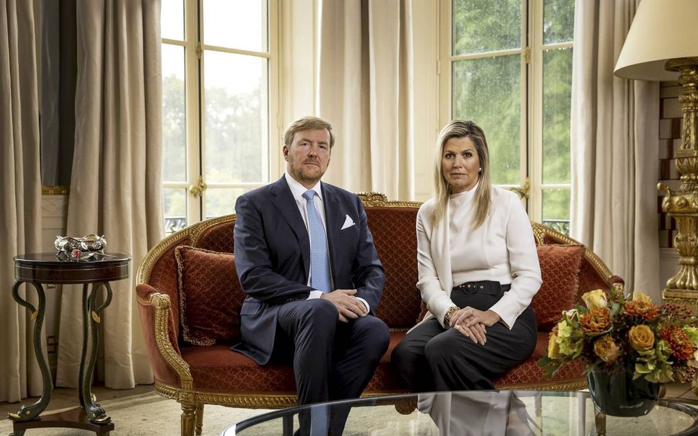 De koning en koningin betuigen spijt over hun vakantie naar Griekenland. beeld ANP/ Koen van Weel