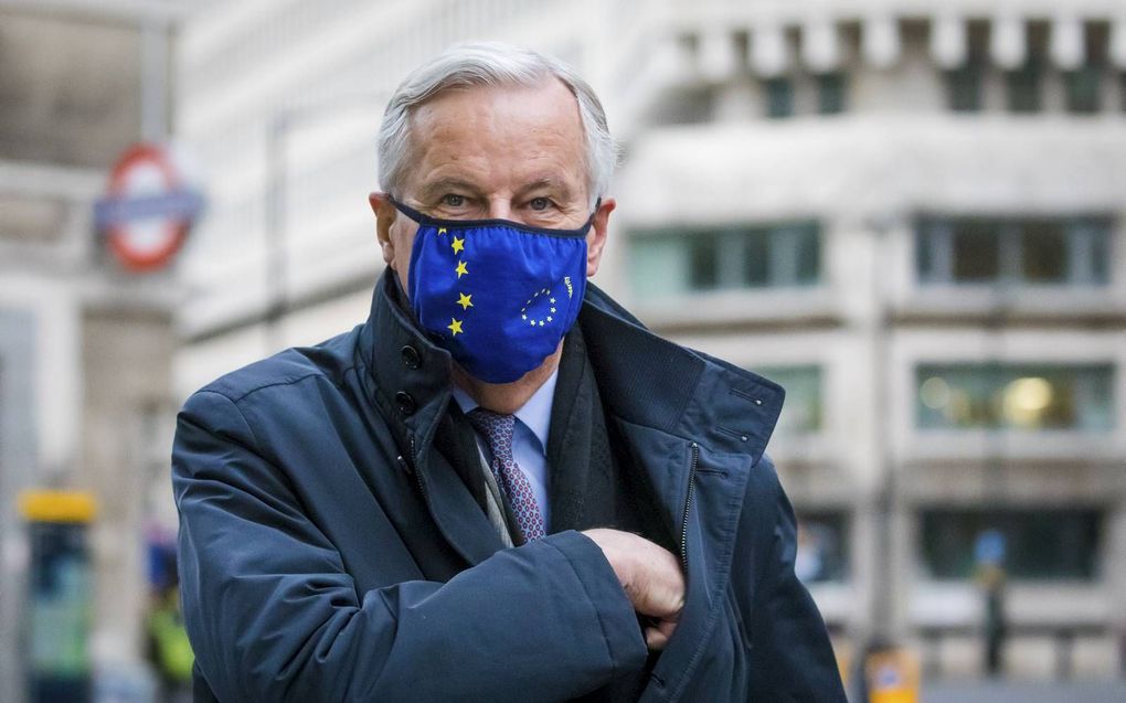Michel Barnier. beeld EPA, Vickie Flores