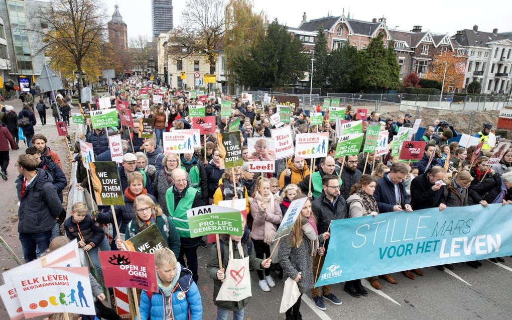 Tegenprotest bij Mars voor het Leven