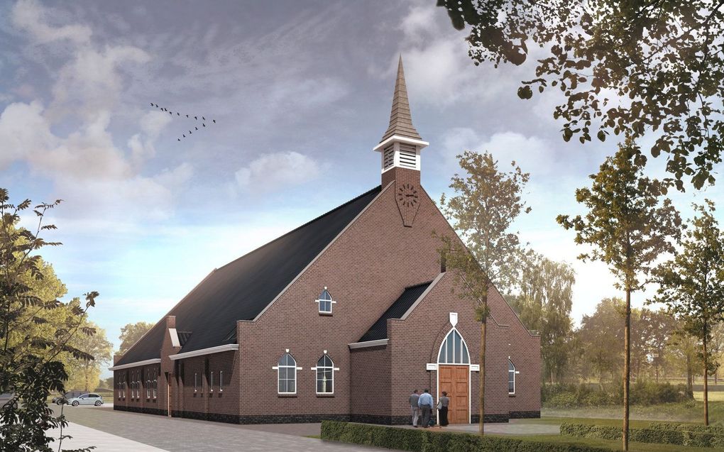 Bouw nieuwe kerk gg Nieuwdorp begonnen