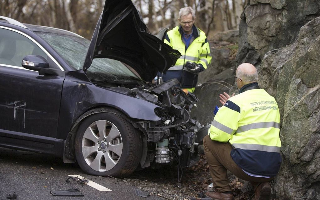 Volvo analyseert constant data van in de praktijk gebeurde ongelukken. beeld Volvo