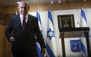 De Israëlische premier Benjamin Netanyahu zal zijn huid ook bij de volgende verkiezingen duur verkopen. beeld EPA, Yonatan Sindel