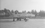 De F-100 ‘Super Sabre’ wordt gerestaureerd met geld van crowdfunding. beeld Collectie Nederlands Instituut voor Militaire Historie