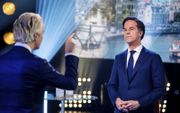 Wilders en Rutte, beeld ANP, Bart Maat