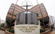 Veel Amerikaanse baptisten reizen dezer dagen naar Nashville. Het hoofdkantoor van de Zuidelijke Baptisten in het Amerikaanse Nashville. beeld AP, Mark Humphrey