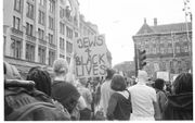 Demonstratie van de Black Lives Matter-beweging op de Dam in Amsterdam in 2020. beeld JCK, Nienke Fonk