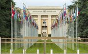 De VN Onafhankelijke Expert presenteert op 24 juni in de VN Mensenrechtenraad in Genève zijn ”Verslag inzake bescherming tegen geweld en discriminatie op grond van seksuele oriëntatie en genderidentiteit”. Foto: VN-hoofdkwartier in Genève. beeld iStock