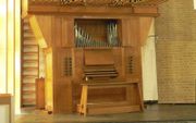 De protestantse gemeente Arnhem biedt een mechanisch orgel met vijftien registers te koop aan op kerkmarkt.nl, vanwege de sluiting van de Diaconessenkerk. beeld