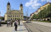 De Grote Gereformeerde Kerk in de Hongaarse stad Debrecen. beeld RD
