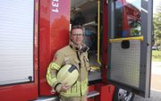 Ds. L. M. Balde is de eerste geestelijk verzorger bij de veiligheidsregio Utrecht ten dienste van de brandweer. beeld Bastiaan van Soest