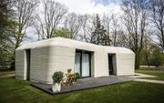 „Geef ruimte voor onconventionele oplossingen.” Foto: een woning van 3D-geprint beton in Eindhoven. beeld iStock