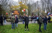 Demonstratie tegen coronamaatregelen in Utrecht. beeld ANP, Jeroen Jumelet