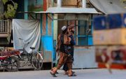 Taliban in de straten van Kabul. beeld EPA/STRINGER