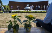 Nationaal Monument MH17 in Vijfhuizen. beeld ANP, EVERT ELZINGA