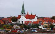 De sabotage van de gaspijpleidingen in de Oostzee vond plaats in de buurt van het Deense eiland Bornholm. beeld EPA, Hannibal Hanschke