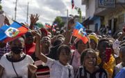 „Aanzienlijke delen van Haïti vallen onder controle van criminele bendes.” Foto: door christenen georganiseerde mars tegen de criminaliteit, in de Haïtiaanse hoofdstad Port-au-Prince. beeld AFP, Richard Pierrin