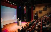 Het eerste Laudato Si’ Event, vrijdag in Nijmegen, had als thema ”Van klimaatdepressie naar duurzame hoop”. beeld Maren van der Burght