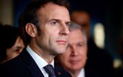 De Franse president Emmanuel Macron. beeld EPA, Sarah Meyssonnier