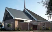 Kerkgebouw van de oud gereformeerde gemeente in Nederland te Barneveld. beeld RD
