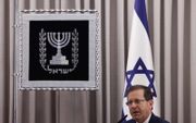 De Israëlische president Herzog. beeld AFP, Ronaldo Schemidt