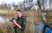 Jonathan Leeuwis (25) is boswachter in de Rottemeren en het Bentwoud in Zuid-Holland. beeld RD, Anton Dommerholt