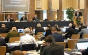 Vergadering van generale synode CGK, mei 2022, in Nunspeet. beeld RD, Anton Dommerholt