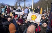 Klimaatprotest bij A12 in maart van dit jaar. beeld ANP, Phil Nijhuis