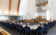 De Generale Synode van de Gereformeerde Gemeenten in vergadering in Gouda, september 2022. beeld RD, Anton Dommerholt