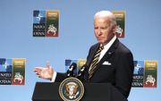 De Amerikaanse president Joe Biden. beeld EPA, Valda Kalnina