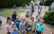 In Kesteren verblijven zo’n zestig kinderen uit een weeshuis en hun begeleiders. Ze komen uit het Oekraïense Kryvy Rih, de geboorteplaats van president Zelensky. beeld William Hoogteyling