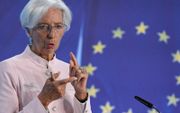 Volgens ECB-president Lagarde hoeft de rente waarschijnlijk niet nog verder omhoog. beeld AFP, Kirill Kudryavtsev