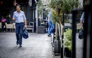 Demissionair premier Mark Rutte op het Binnenhof voorafgaand aan de wekelijkse ministerraad. beeld ANP, ROBIN UTRECHT