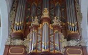 Het Müllerorgel van de Jacobijnerkerk in Leeuwarden is een van de orgels die Bakker & Timmenga restaureerden. beeld Gert de Looze