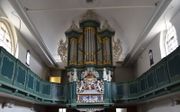 Het orgel van de Waalse Kerk in Leeuwarden. beeld Gert de Looze