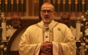 Kardinaal Pierbattista Pizzaballa (foto) bedankte de Jordaanse koning Abdoellah voor zijn hulp aan Palestijnse christenen. beeld AFP, Hazem Bader