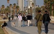 Tel Aviv. beeld AFP, Ahmad Gharabli