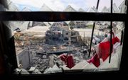 Schade na Israëlische beschietingen op Rafah. beeld AFP, Said Khatib