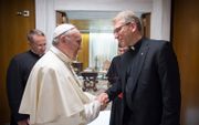 Paus Franciscus (l.) in Rome, in 2017. beeld Vatican Photographic Service