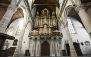 Het Vater/Müllerorgel in de Oude Kerk van Amsterdam. beeld Maarten Nauw
