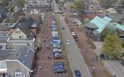 Het centrum van Staphorst. Instanties maken zich zorgen over de omgang met alcohol en drugs in de gemeente. beeld gemeente Staphorst