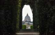 Koepel van de Sint Pieter in Vaticaanstad. beeld EPA, Alessandro di Meo