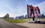 Rotterdam bereidt zich voor op de Europese verkiezingen. beeld ANP, Robin Utrecht