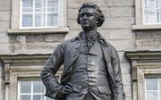 Standbeeld van Edmund Burke in zijn geboortestad Dublin. beeld Wikimedia