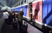 Steeds meer vakantiegangers nemen de trein, zeker binnen Europa een goed alternatief voor vliegen. Foto: station Bordeaux. beeld AFP, Mehdi Fedouach