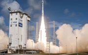 Lancering Franse satelliet mislukte deze maand. beeld AFP, CNES